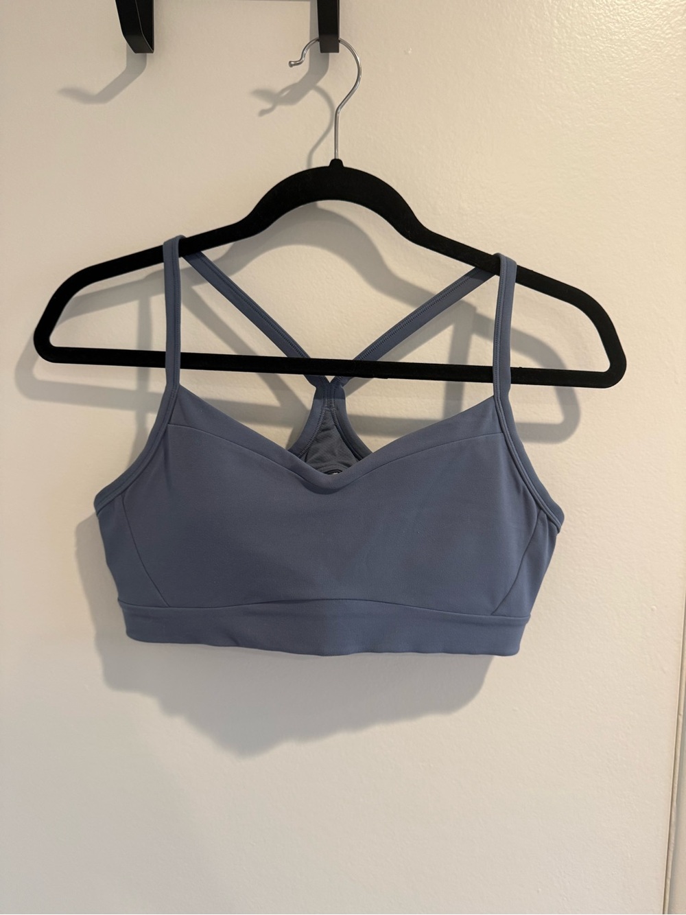 Athleta Crossback Sports Bra Dusty Blue
